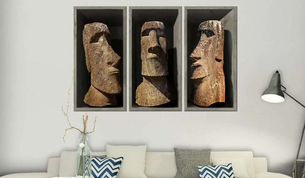 Obraz - Moai (Wyspa Wielkanocna)-2