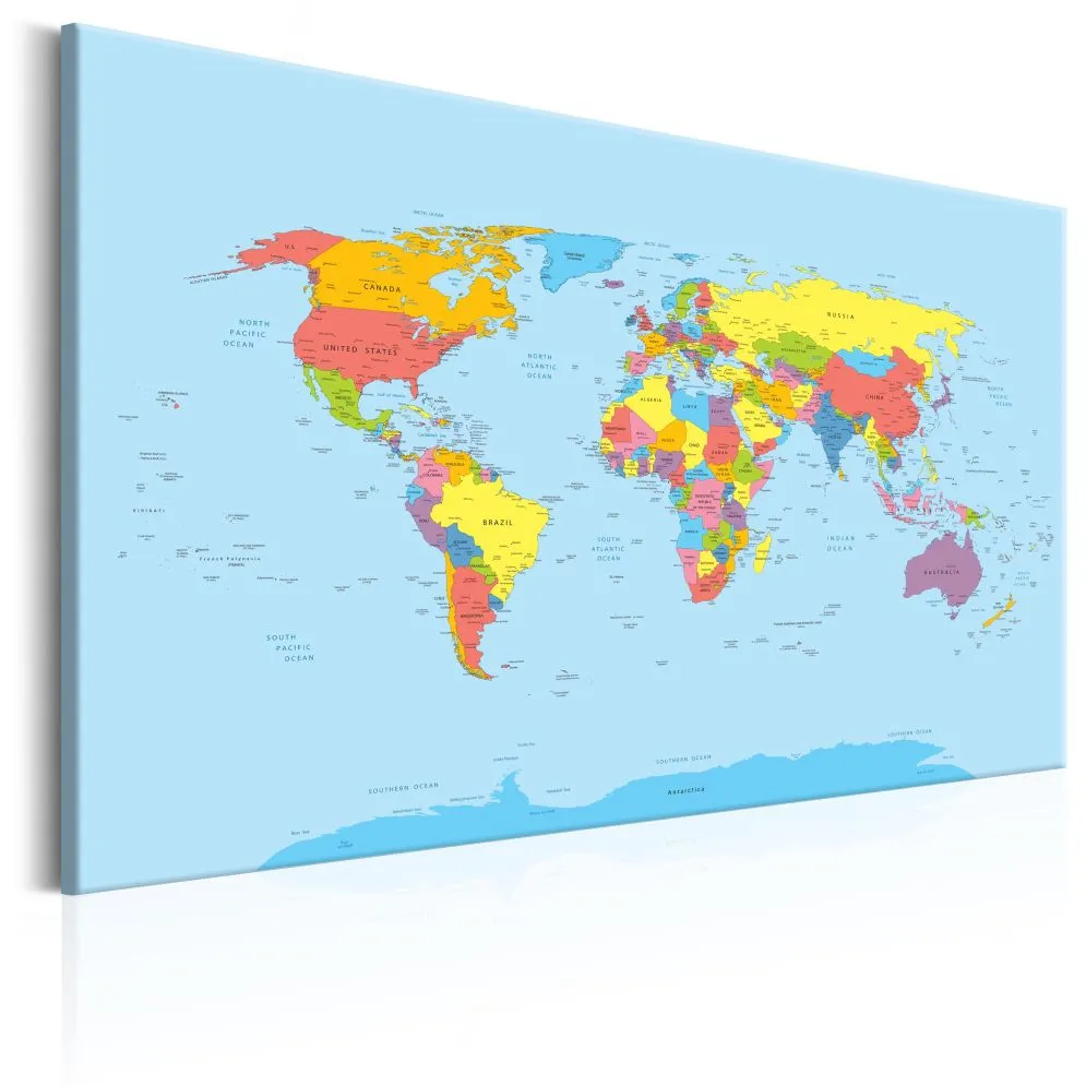 Obraz - Tęczowa geografia-1