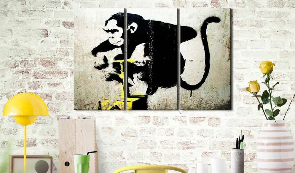 Obraz - Monkey TNT Detonator by Banksy-2
