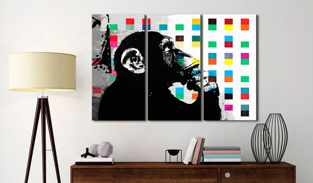 Obraz - The Thinker Monkey by Banksy-2