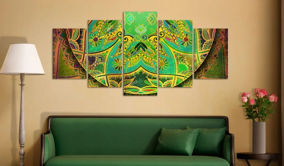 Obraz - Mandala  Zielona energia-2