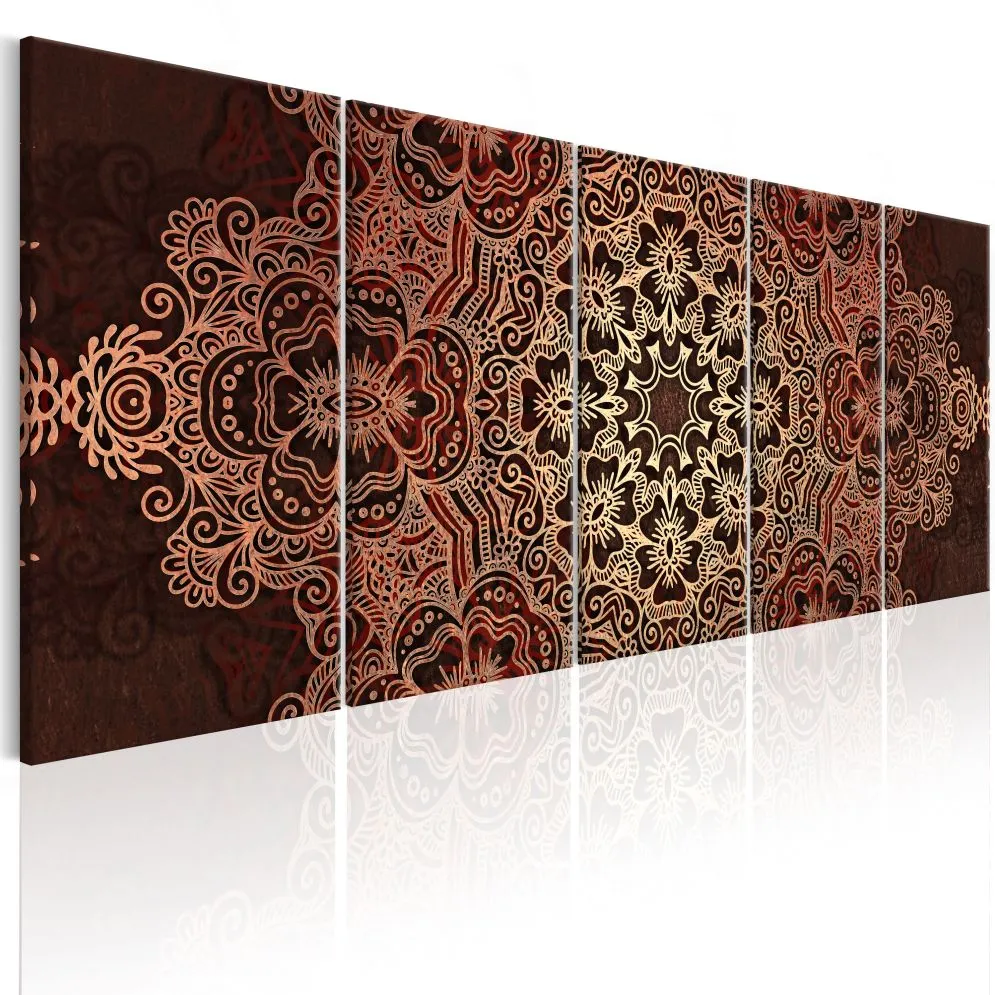 Obraz - Mandala  Bukiet kwiatów-1