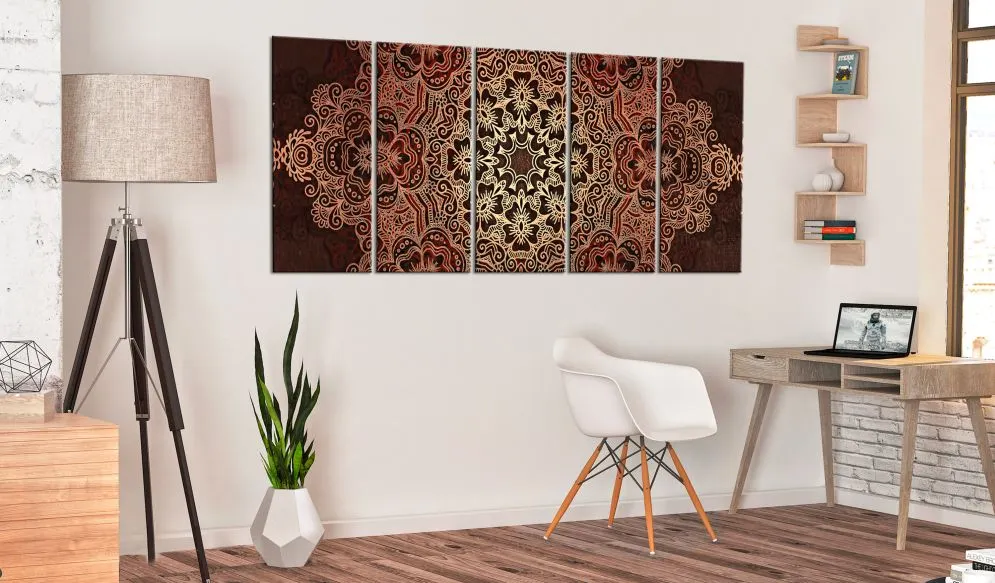 Obraz - Mandala  Bukiet kwiatów-2