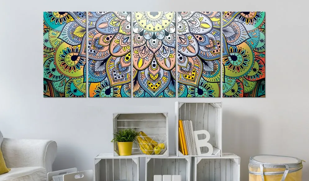 Obraz - Mandala  Pawi ogon-2