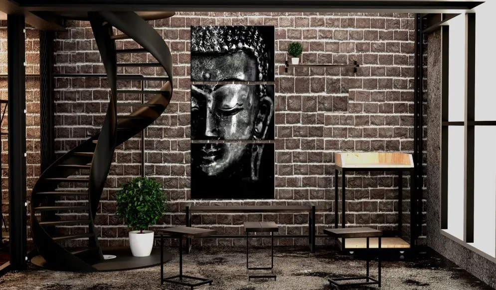 Obraz - Szary Budda-2