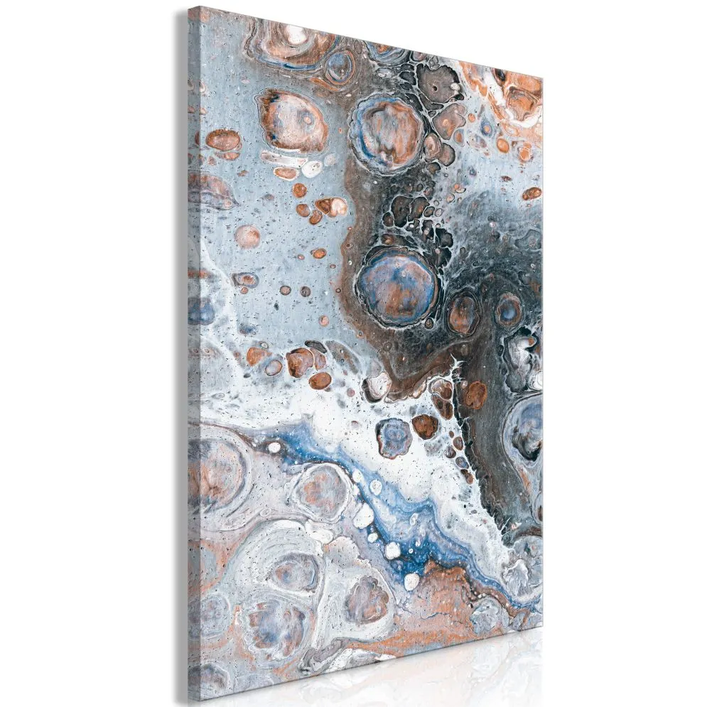 Obraz - Blue Sienna Marble (1-częściowy) pionowy-1