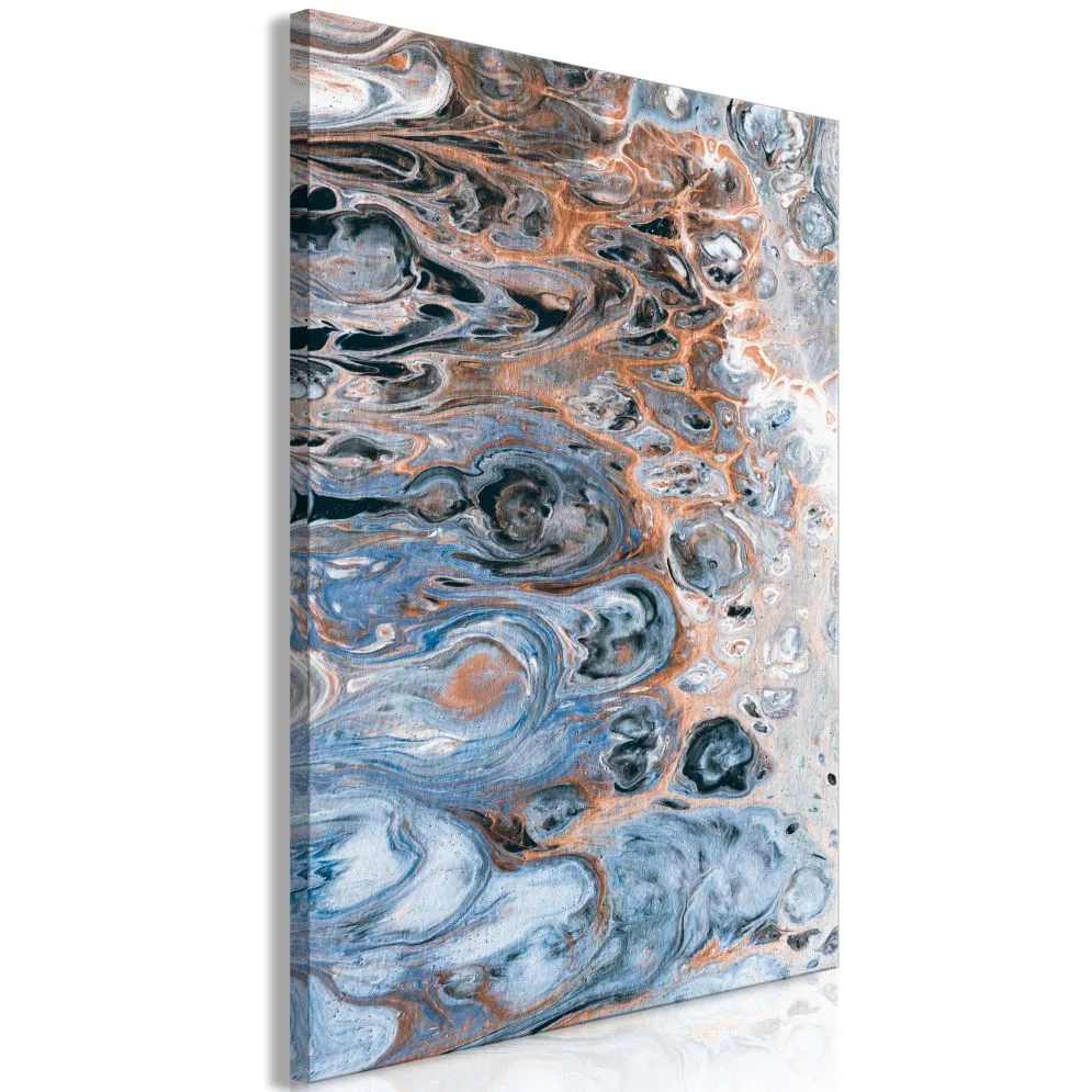 Obraz - Sienna Blue Marble (1-częściowy) pionowy-1