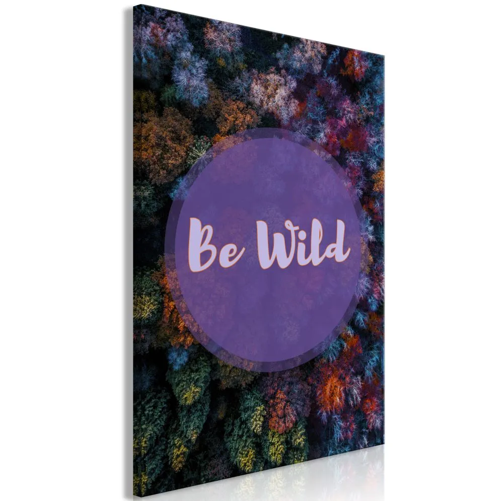Obraz - Be wild (1-częściowy) pionowy-1