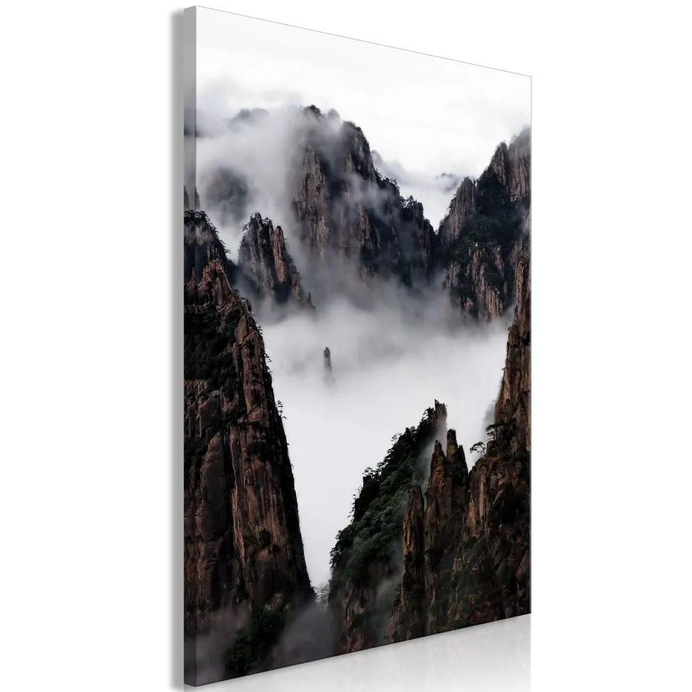Obraz - Mgła nad Huang Shan (1-częściowy) pionowy-1