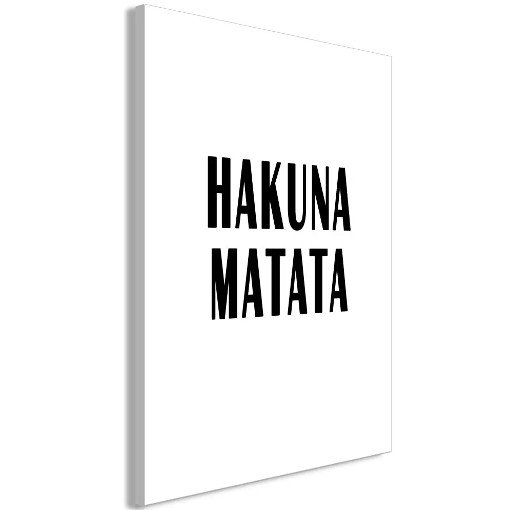 Obraz - Hakuna Matata (1-częściowy) pionowy-1