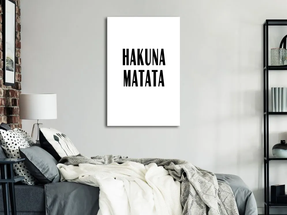 Obraz - Hakuna Matata (1-częściowy) pionowy-2