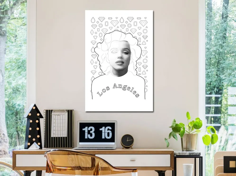Obraz - Marylin Monroe (1-częściowy) pionowy-2