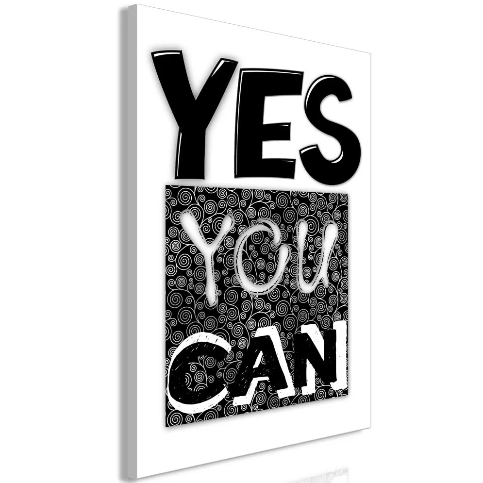 Obraz - Yes you can (1-częściowy) pionowy-1