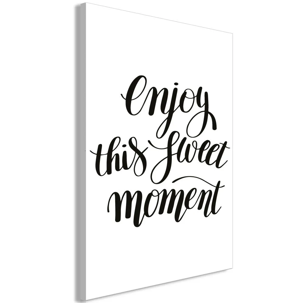 Obraz - Enjoy this sweet moment (1-częściowy) pionowy-1