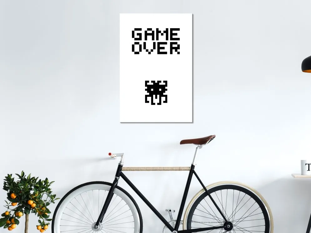 Obraz - Game over (1-częściowy) pionowy-2