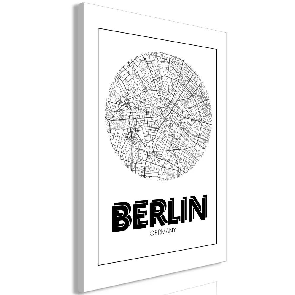 Obraz - Retro Berlin (1-częściowy) pionowy-1