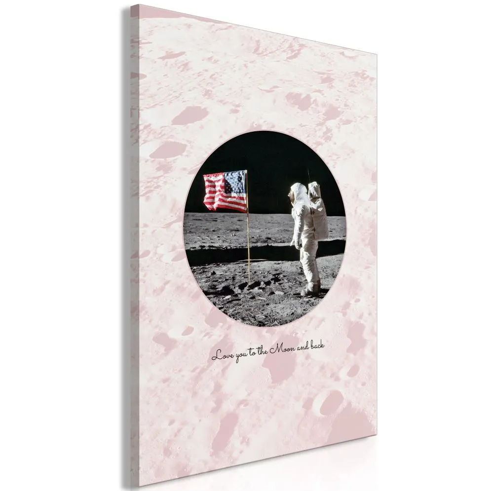 Obraz - Love You to the Moon and Back (1-częściowy) pionowy-1