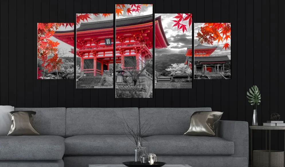 Obraz - Kioto, Japonia (5-częściowy) szeroki-2