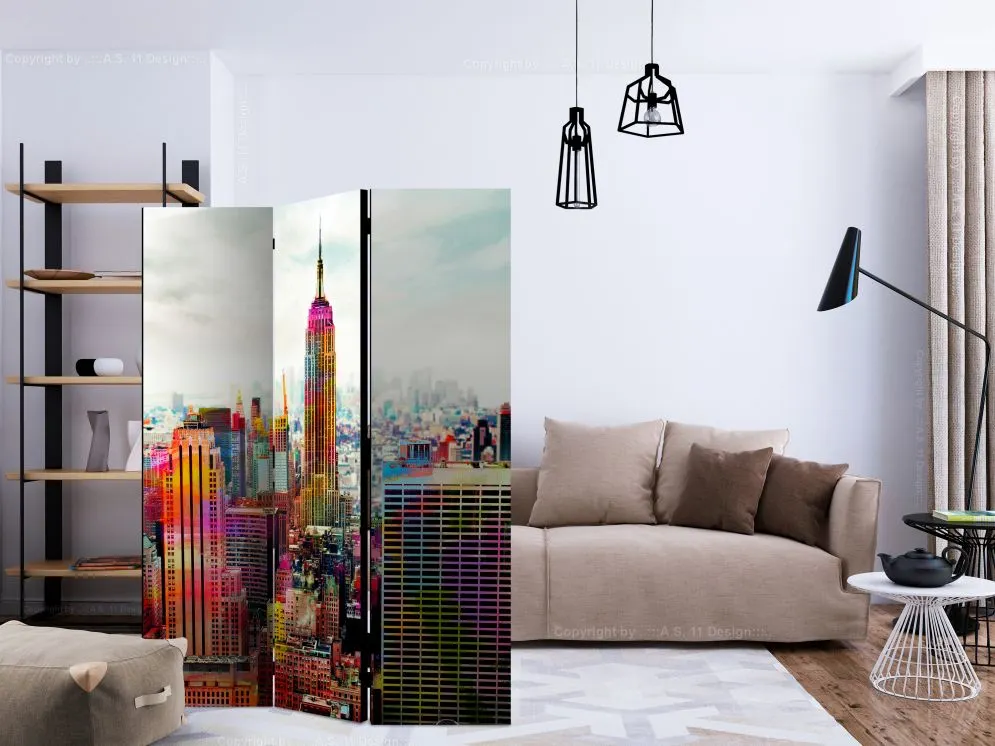 Parawan 3częściowy Colors of New York City [Room Dividers] MIRAT.