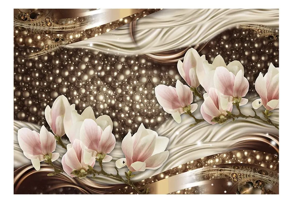 Fototapeta - Perły i magnolie-2