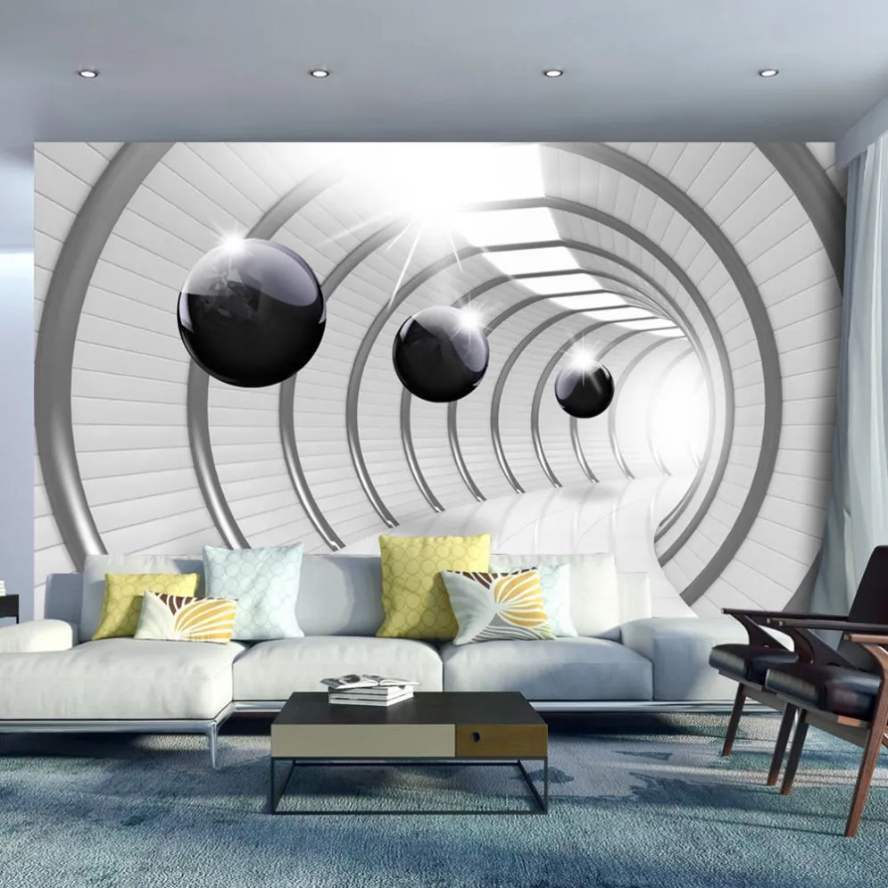 Fototapeta - Futurystyczny tunel-1
