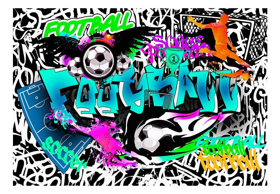 Fototapeta - Sportowe graffiti-2
