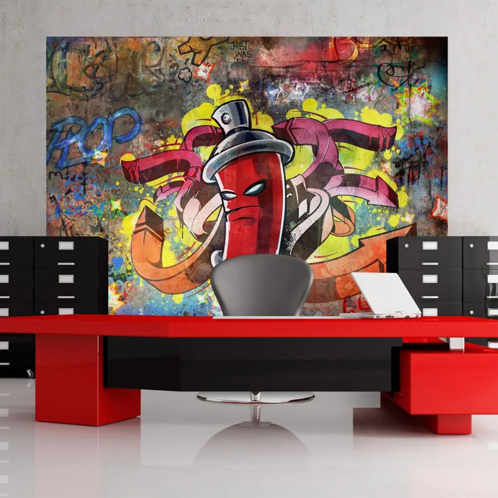 Fototapeta - Graffiti monster-1