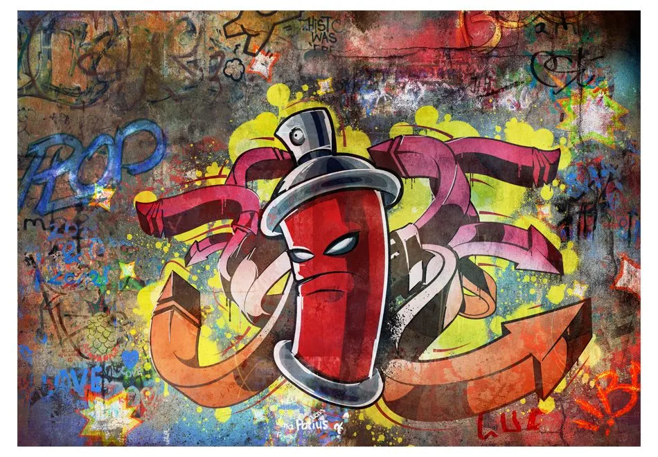 Fototapeta - Graffiti monster-2