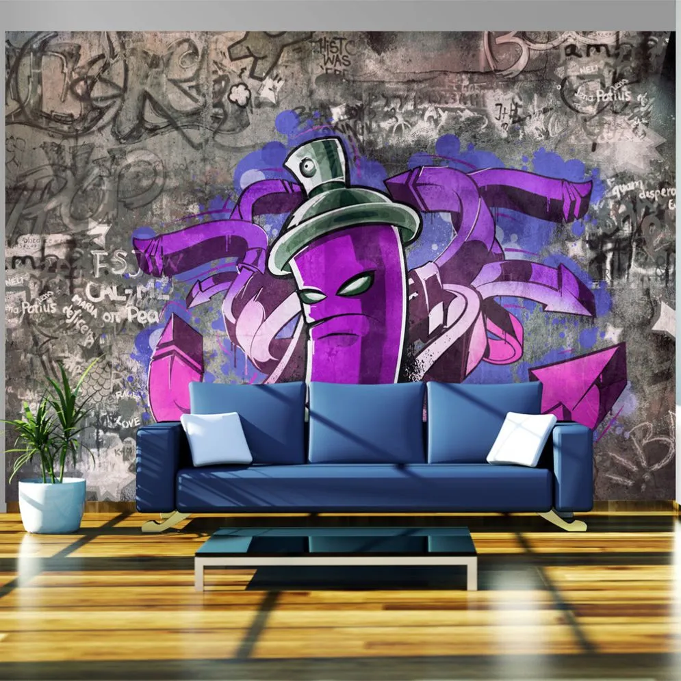Fototapeta - Graffiti spray can-1