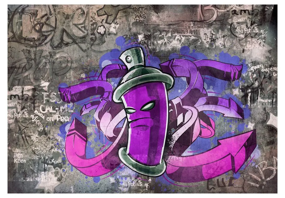 Fototapeta - Graffiti spray can-2