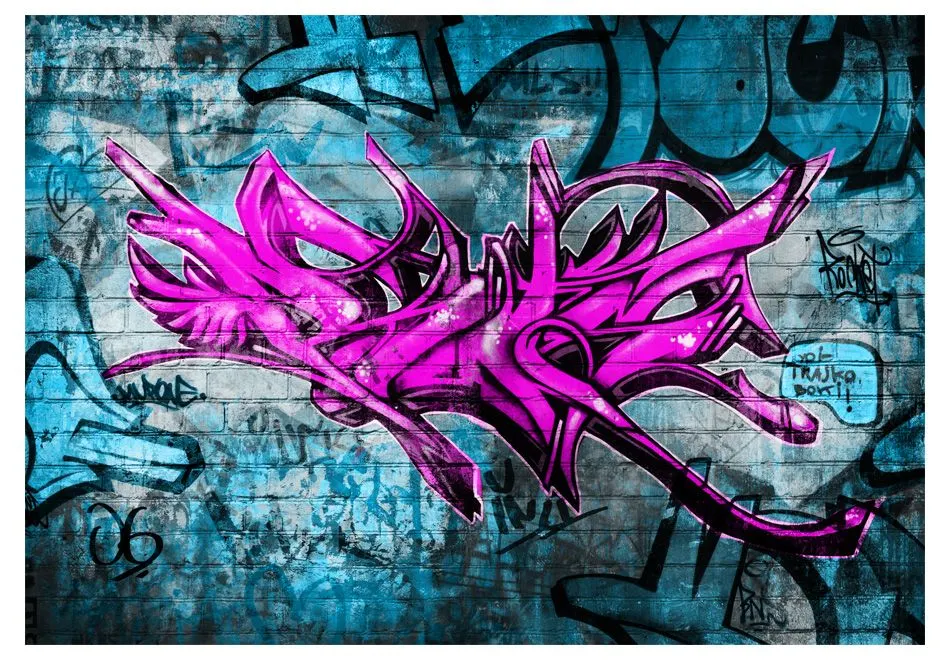 Fototapeta - Anonymous graffiti-2