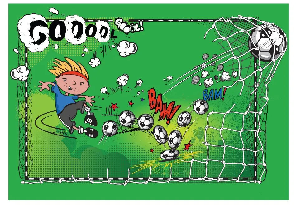 Fototapeta - Pierwszy gol-2