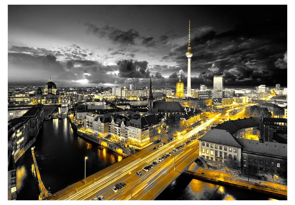 Fototapeta - Berlin nocą-2