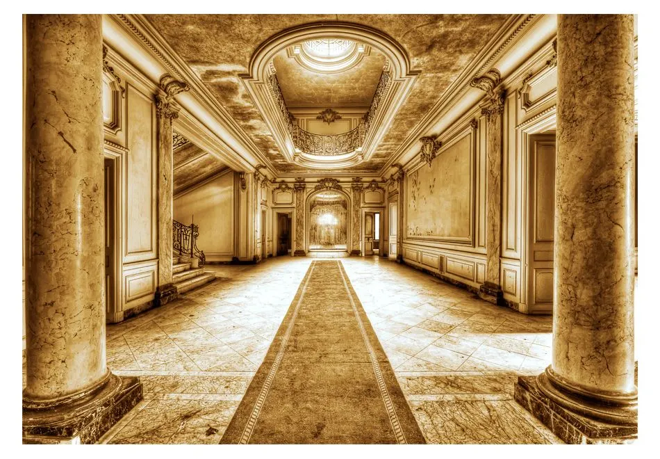 Fototapeta - Tajemnica marmuru - sepia-2