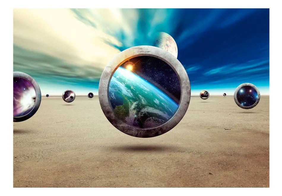 Fototapeta - Spacer planet-2