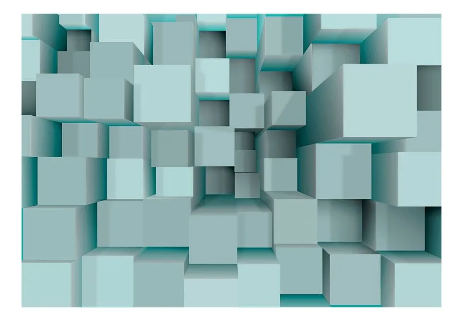 Fototapeta - Niebieskie puzzle-2