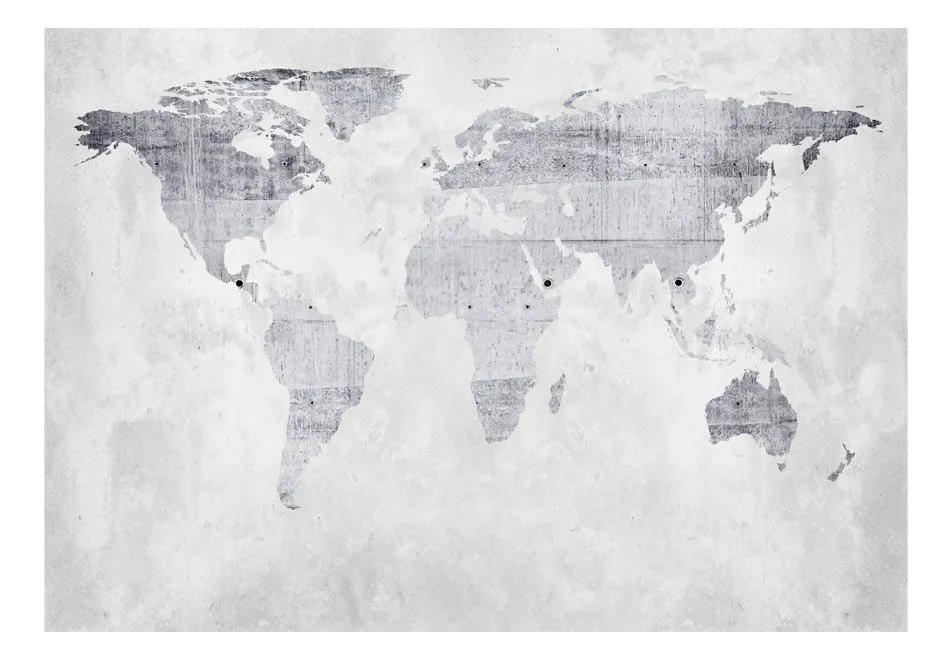 Fototapeta - Betonowa mapa-2