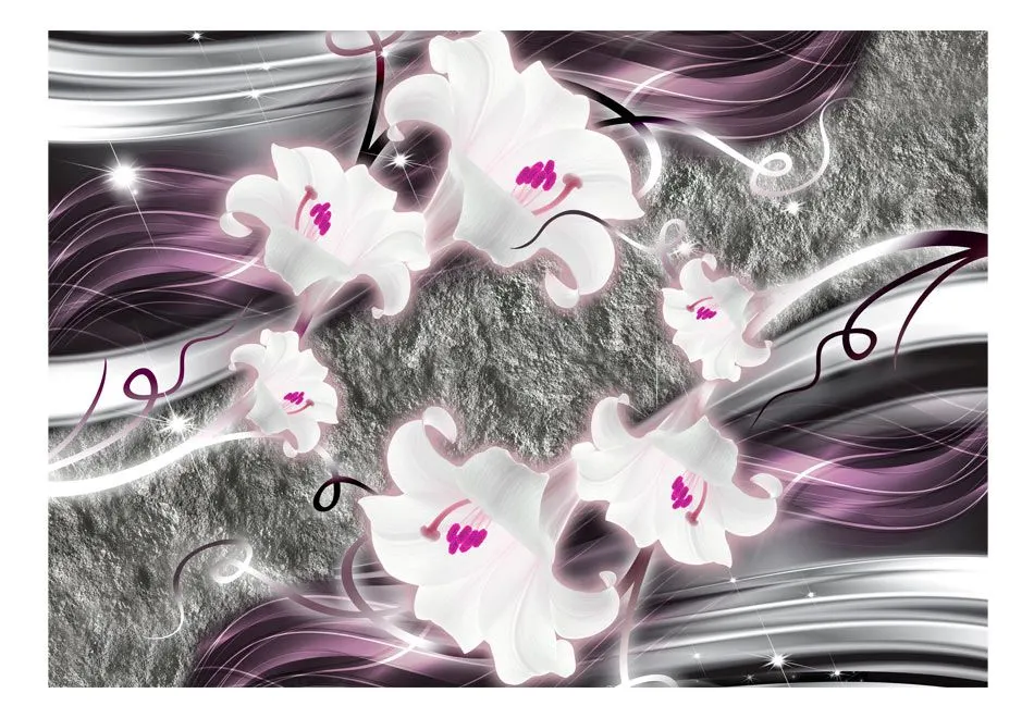 Fototapeta - Taniec zaczarowanych lilii-2