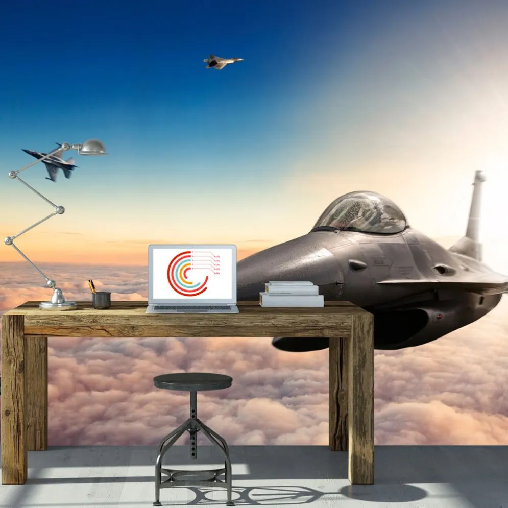 Fototapeta - Myśliwce F16-1