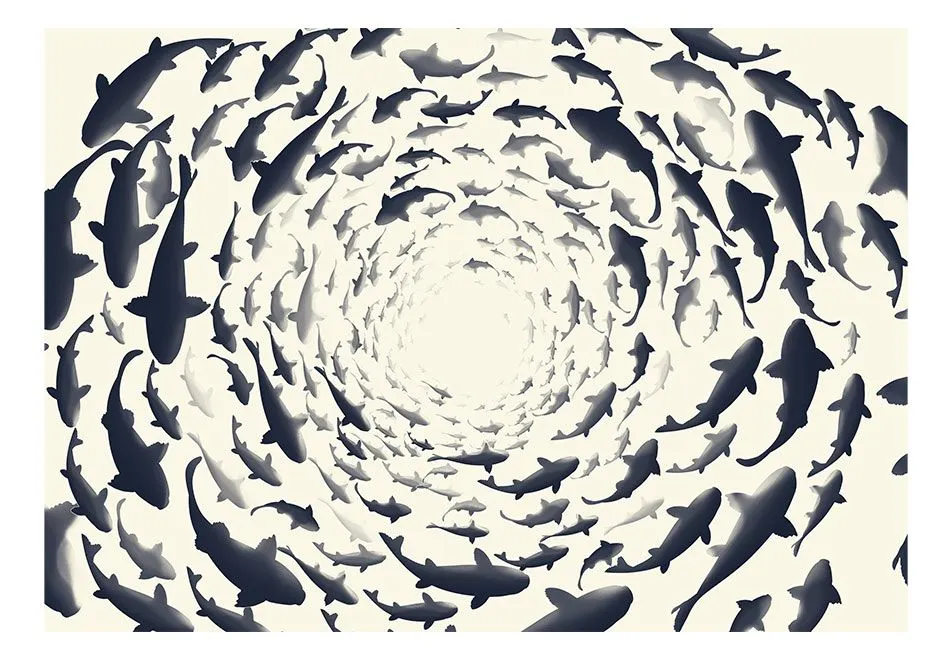 Fototapeta - Rybie zawirowanie-2
