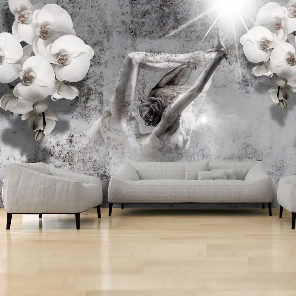 Fototapeta - Układ z orchideą-1