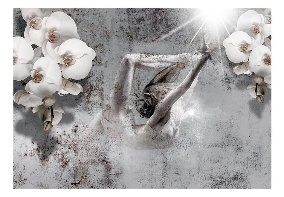 Fototapeta - Układ z orchideą-2