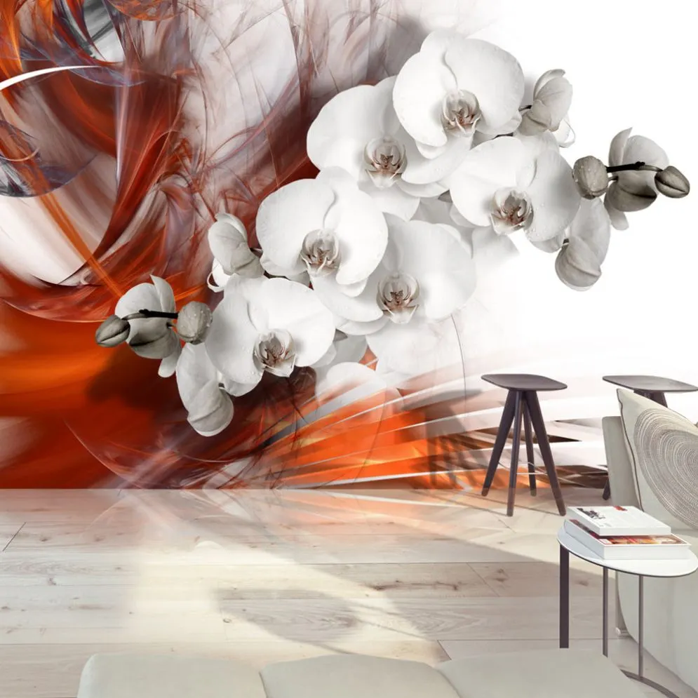 Fototapeta - Orchidea w ogniu II-1