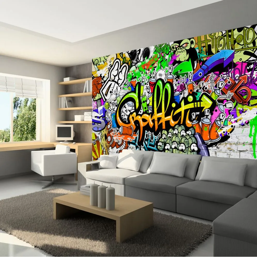 Fototapeta - Graffiti na ścianie-1