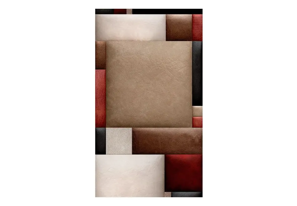 Fototapeta - Skórzane puzzle-2