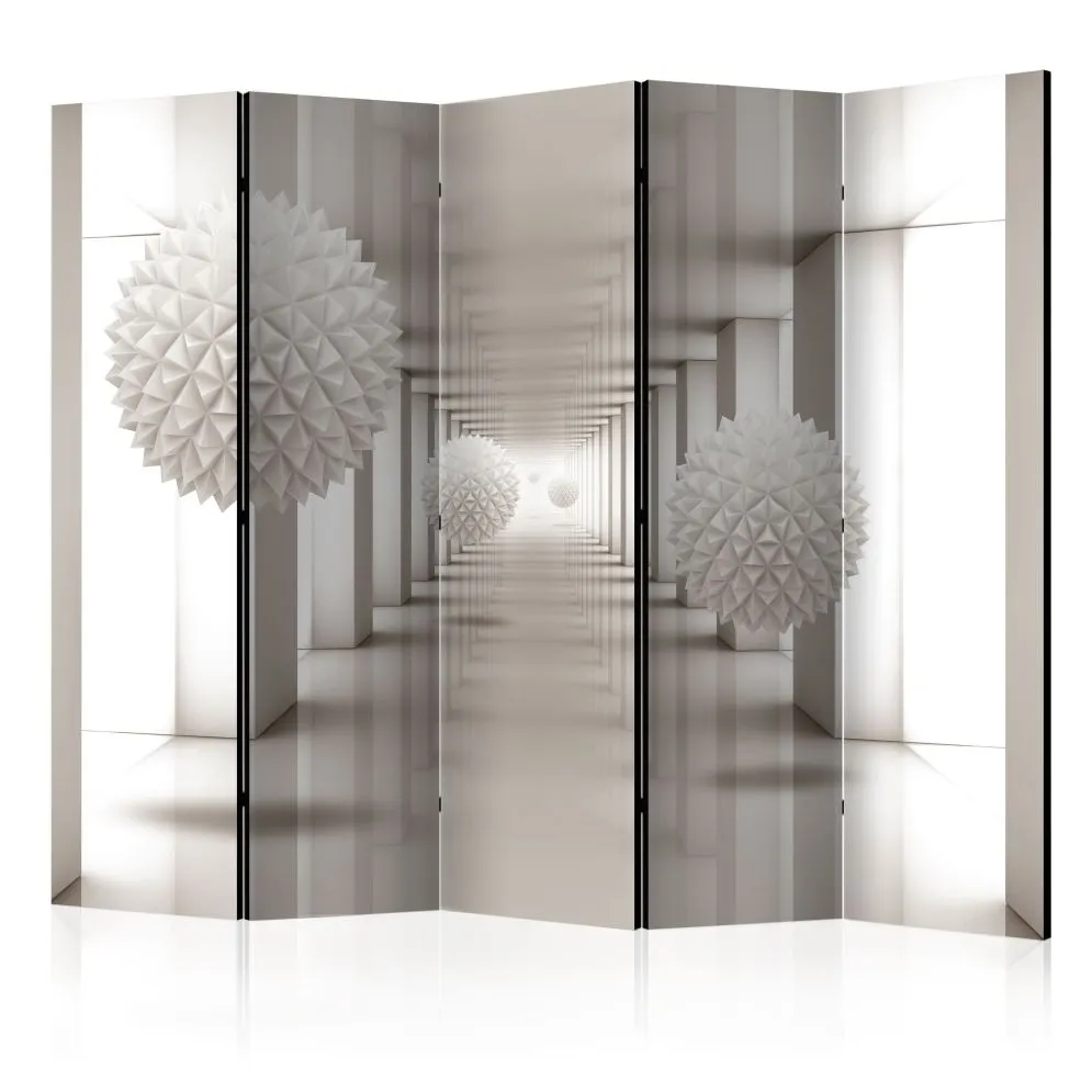 Parawan akustyczny 3D 225 x 172 cm Beżowy