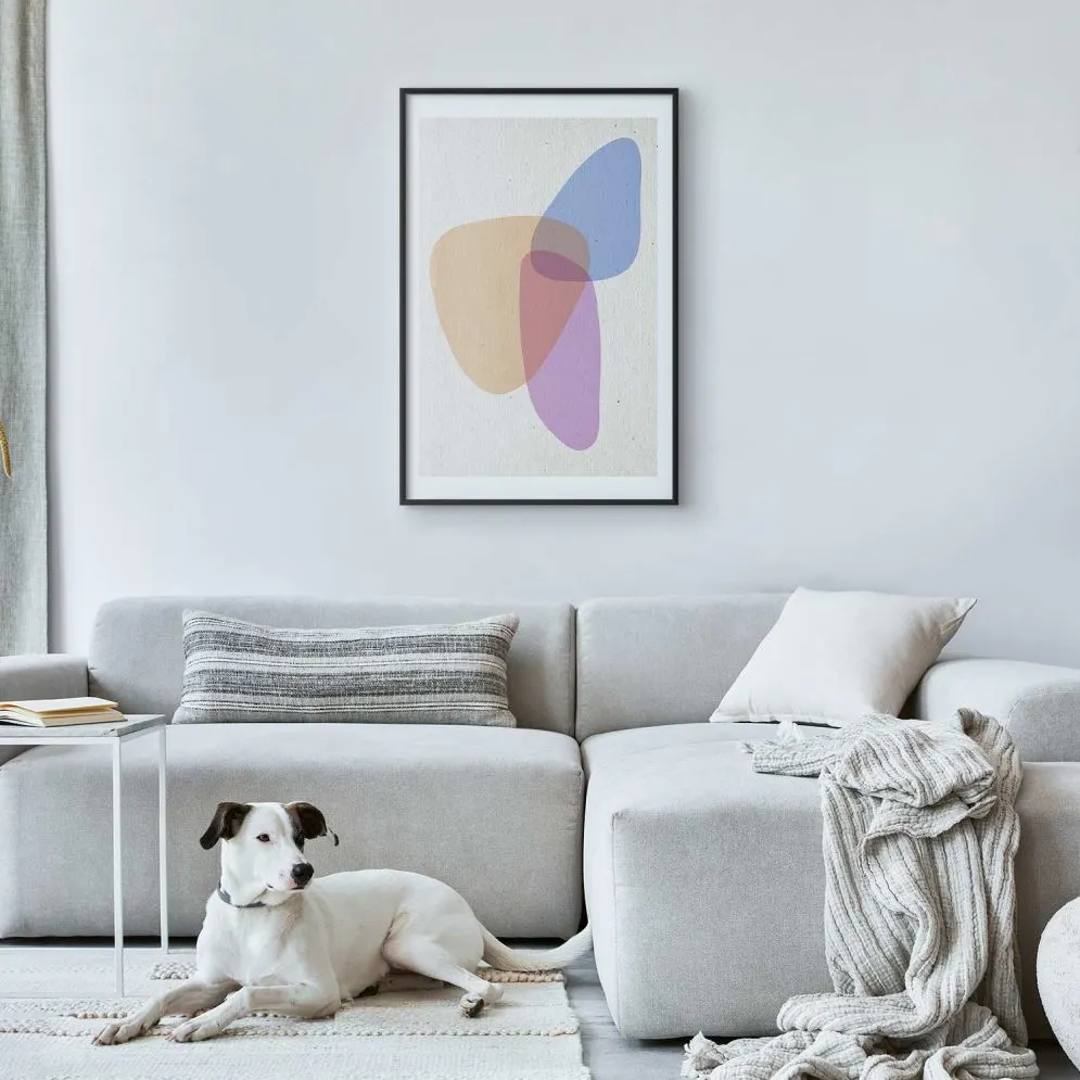 Plakat Część wspólna 60x90 cm z ramą czarną z marginesem | MIRAT.