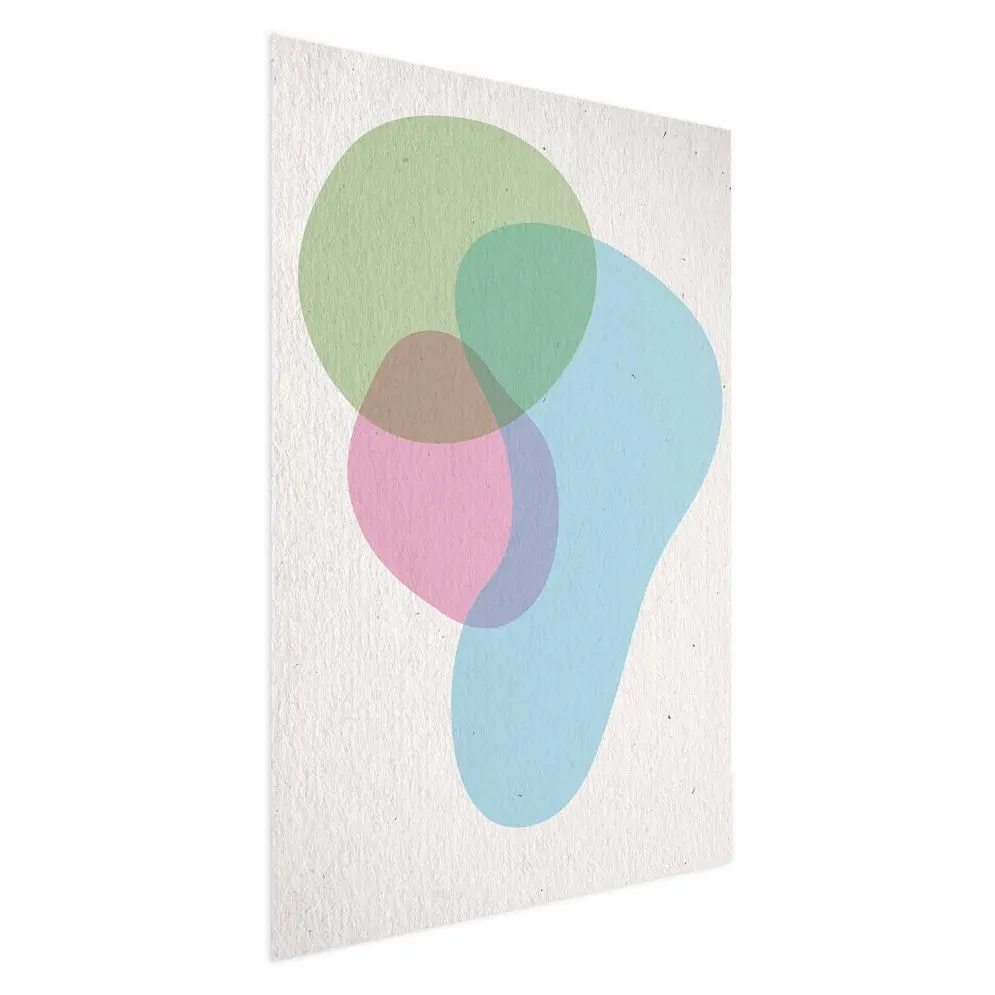 Plakat Kolorowe plamy 21x30 cm bez ramy bez marginesu | MIRAT.