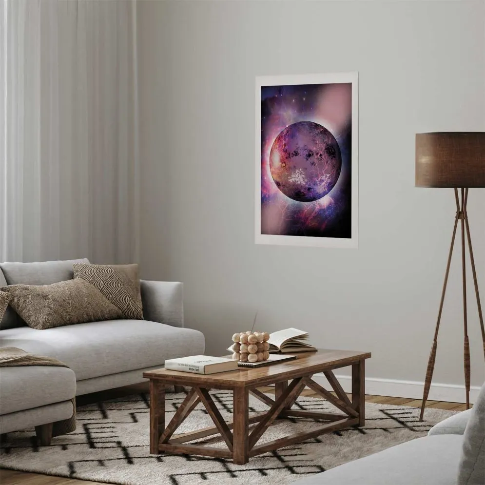 Plakat Nieznana planeta 21x30 cm bez ramy z marginesem | MIRAT.