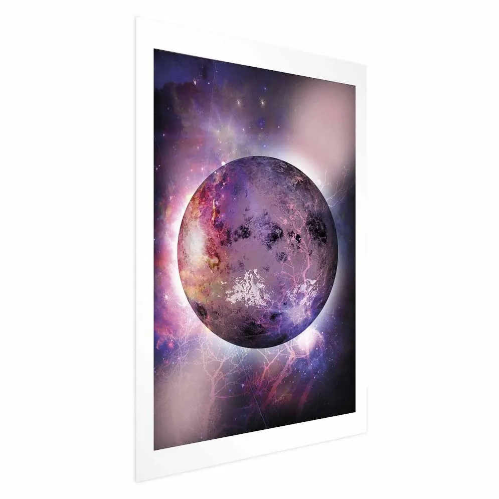Plakat Nieznana planeta 21x30 cm bez ramy z marginesem | MIRAT.